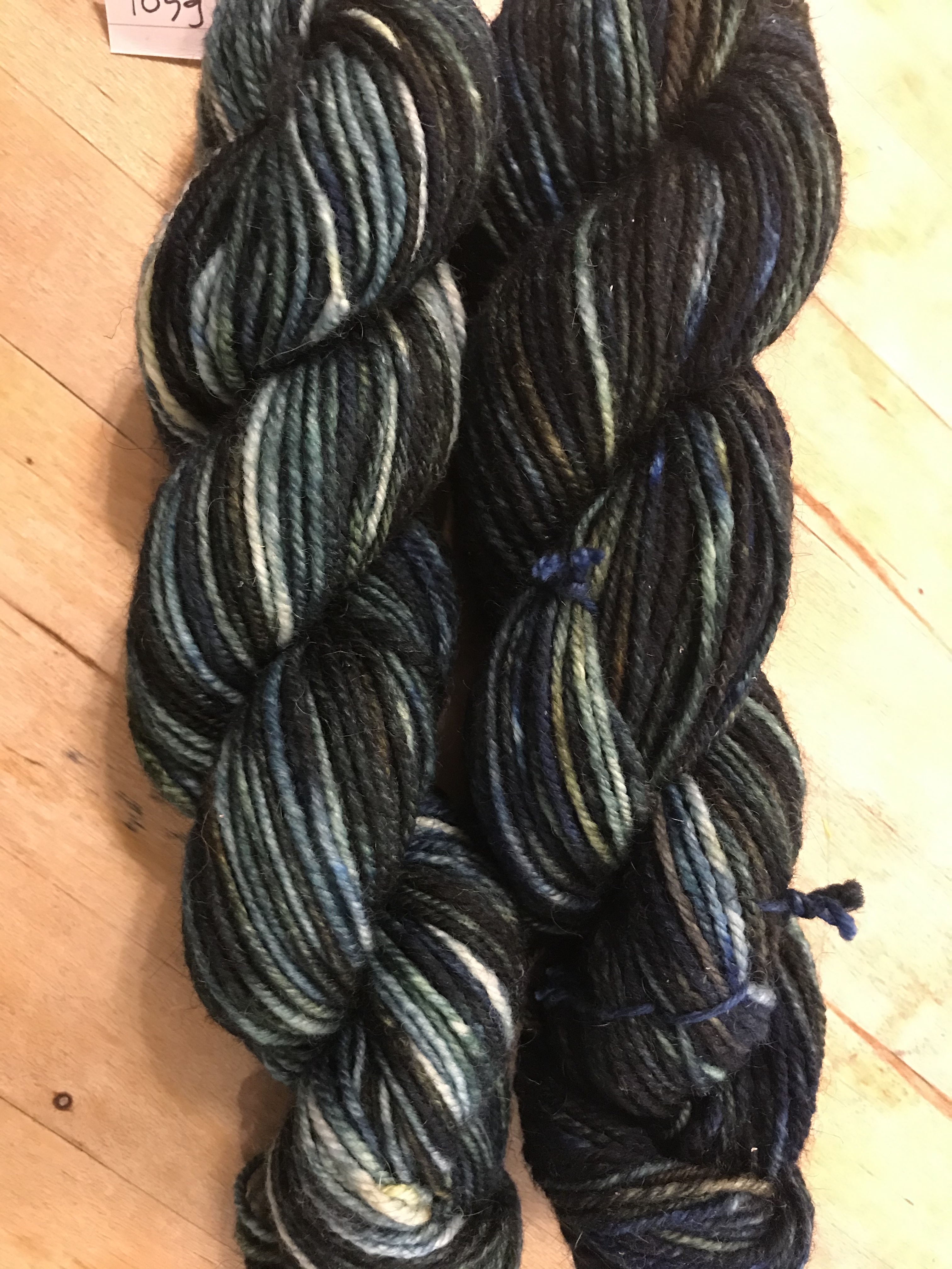Blue handspun